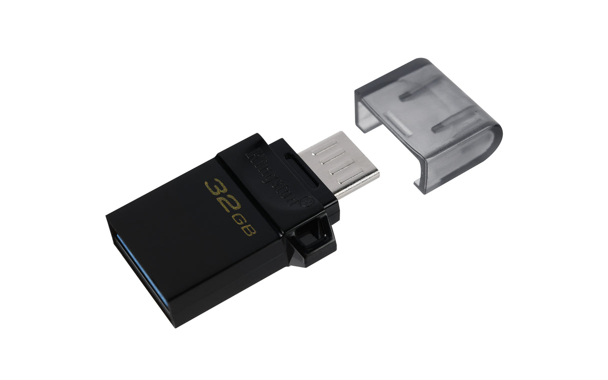 Kingston Technology DataTraveler microDuo3 G2 Memoria Flash 32 GB USB Type-A / Micro-USB 3.2 Gen 1 (3.1 Gen 1) Si