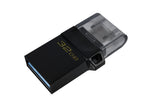 Kingston Technology DataTraveler microDuo3 G2 Memoria Flash 32 GB USB Type-A / Micro-USB 3.2 Gen 1 (3.1 Gen 1) Si