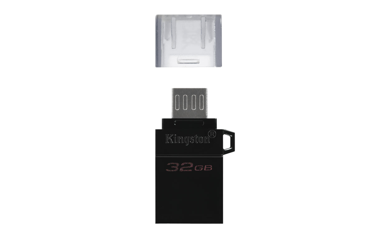 Kingston Technology DataTraveler microDuo3 G2 Memoria Flash 32 GB USB Type-A / Micro-USB 3.2 Gen 1 (3.1 Gen 1) Si