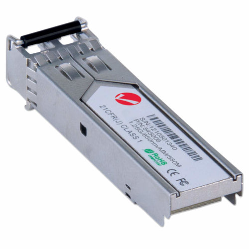 Intellinet Module émetteur-récepteur de réseau SFP fibre Gigabit Mini-GBIC, 1000Base-SX (LC) multimode, 550 m, 850 nm, c