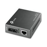 TP-Link Omada MC110CS convertidor de medio 100 Mbit/s 1310 nm Monomodo Negro