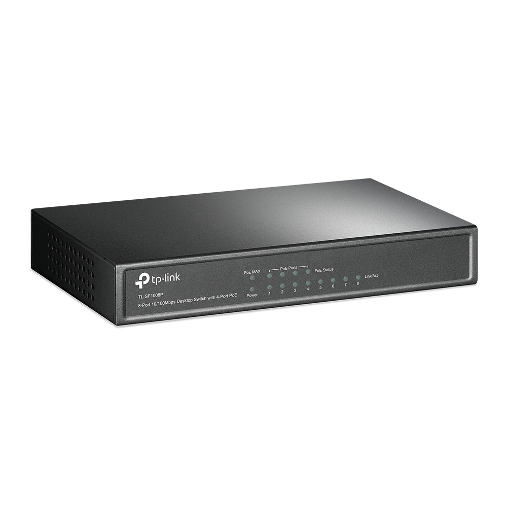 TP-Link TL-SF1008P dispositivo de redes No administrado 8 Fast Ethernet (10/100) Toma de entrada de CC