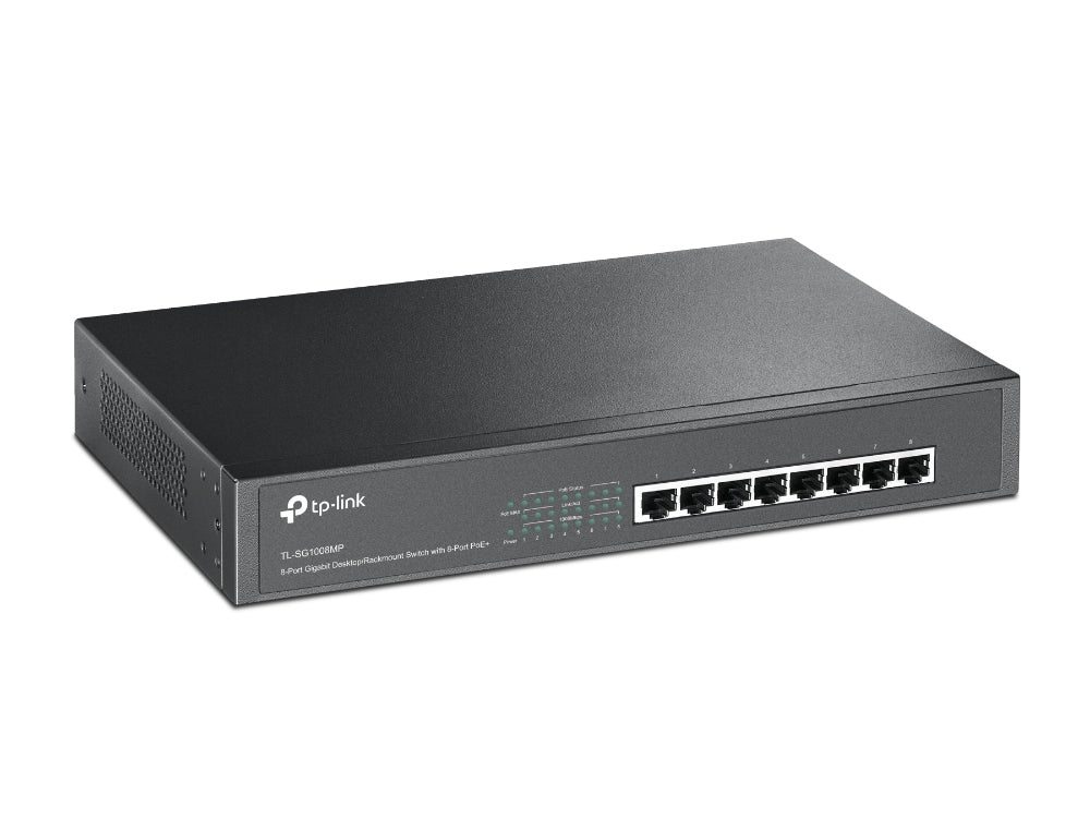 TP-Link TL-SG1008MP dispositivo de redes No administrado 8 Gigabit Ethernet (10/100/1000) 8