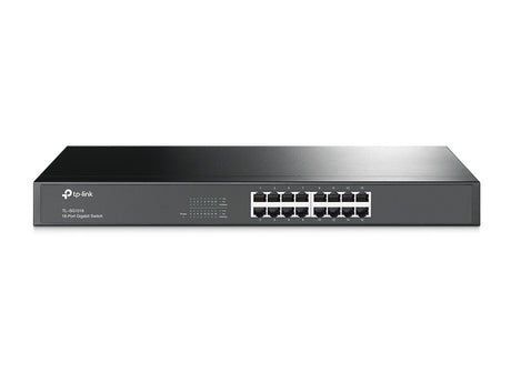 TP-Link TL-SG1016 No administrado Gigabit Ethernet (10/100/1000) 1U Negro