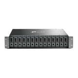 TP-Link TL-MC1400 chasis de equipo de red Negro, 100 - 240 V | Chasis de equipo de red
