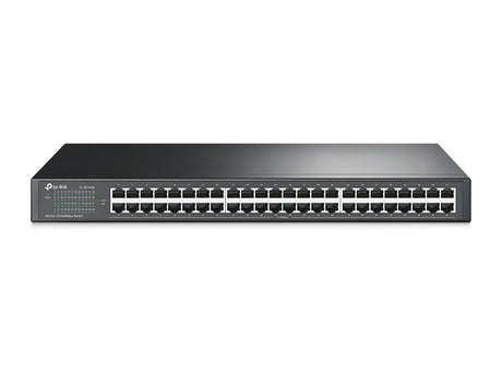 TP-Link TL-SF1048 dispositivo de redes No administrado Fast Ethernet (10/100) 1U Negro, Montaje en rack