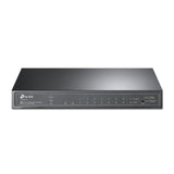 Switch TP-Link Gigabit Ethernet TL-SG2210P, 8 Puertos PoE 10/100/1000 + 2 Puertos SFP, 20 Gbit/s, 8.000 Entradas - Administrable