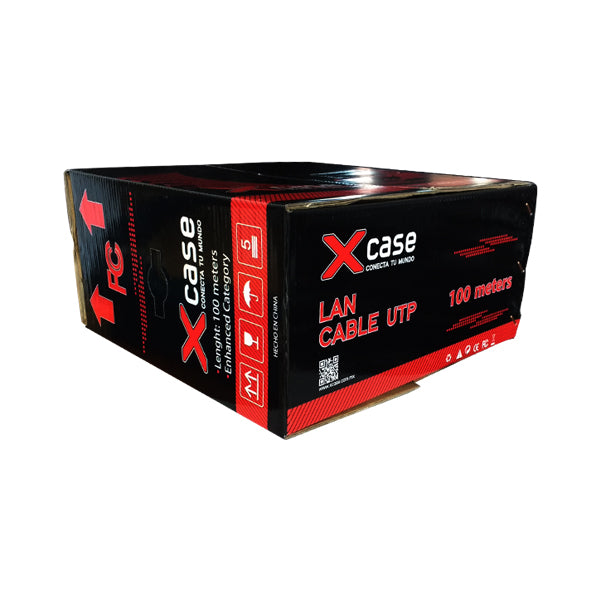 ROLLO CABLE UTP 100M NEGRO CAT6 .50MM DF