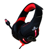 Yeyian YDW-33402 audífono y auriculare Auriculares Alámbrico Diadema Juego Negro, Rojo, 20 - 20000 Hz