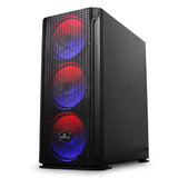Yeyian Hollow 2500 Midi Tower Negro, ATX, EATX, ITX, YGH-49703 | Gabinetes de computadora