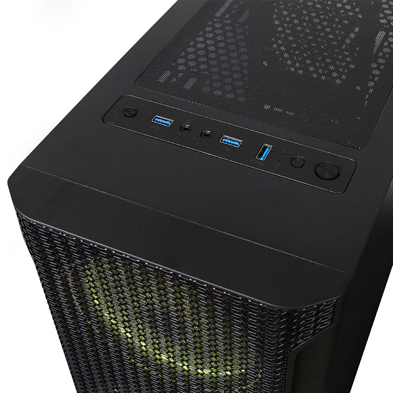 Yeyian Hollow 2500 Midi Tower Negro, ATX, EATX, ITX, YGH-49703 | Gabinetes de computadora