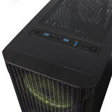 Yeyian Hollow 2500 Midi Tower Negro, ATX, EATX, ITX, YGH-49703 | Gabinetes de computadora