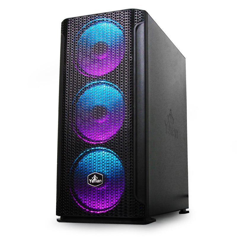 Yeyian Hollow 2500 Midi Tower Negro, ATX, EATX, ITX, YGH-49703 | Gabinetes de computadora