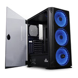 Yeyian Hollow 2500 Midi Tower Negro, ATX, EATX, ITX, YGH-49703 | Gabinetes de computadora