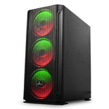 Yeyian Hollow 2500 Midi Tower Negro, ATX, EATX, ITX, YGH-49703 | Gabinetes de computadora