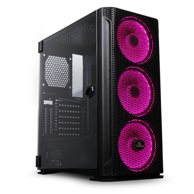 Yeyian Hollow 2500 Midi Tower Negro, ATX, EATX, ITX, YGH-49703 | Gabinetes de computadora