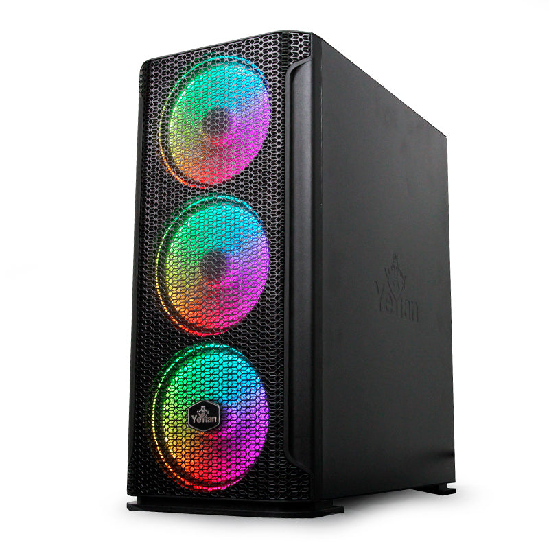 Yeyian Hollow 2500 Midi Tower Negro, ATX, EATX, ITX, YGH-49703 | Gabinetes de computadora