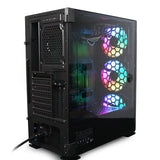 Yeyian Hollow 2500 Midi Tower Negro, ATX, EATX, ITX, YGH-49703 | Gabinetes de computadora