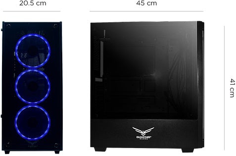 Naceb Technology Player Carcasas ordenador PC Negro ATX