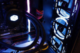 Gabinete Gaming Naceb Technology HYDRA Crystal Case, Full ATX, Negro