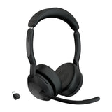 Jabra Evolve2 55 Auriculares Inalámbrico Diadema Oficina/Centro de llamadas USB Tipo C Bluetooth Base de carga