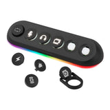 Hub USB Streamplify Deck 5, 4 x USB 3.0, 1 x USB 2.0, RGB, 12V, Negro