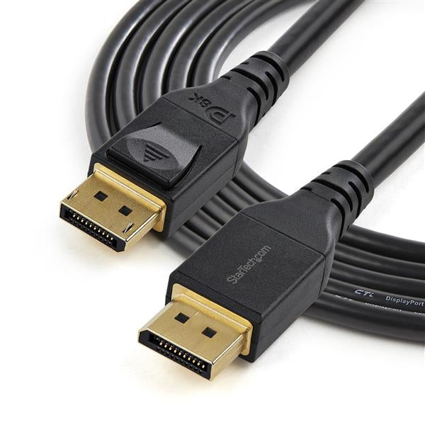 StarTech.com Cable de 4m DisplayPort 1.4 - con Certificación VESA Cable Derecho Derecho Oro 1.4