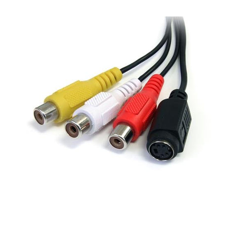 StarTech.com SVID2USB232 Dispositivos para capturar video Negro Composite + S-Video + RCA NTSC, PAL, SECAM