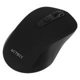 Acteck JOY MI215 ratón Universal Ambidiestro RF inalámbrico Óptico 1600 DPI, Negro