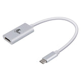 Xtech XTC-540 adaptador gráfico USB 3840 x 2160 Pixeles Plata, USB Tipo C, Salida HDMI