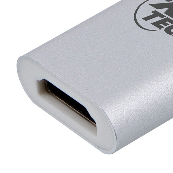 Xtech XTC-540 adaptador gráfico USB 3840 x 2160 Pixeles Plata, USB Tipo C, Salida HDMI