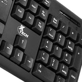 Xtech XTK-092S teclado Hogar USB QWERTY Español Negro