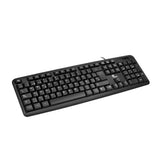 Xtech XTK-092S teclado Hogar USB QWERTY Español Negro, Tamaño completo (100%), Alámbrico