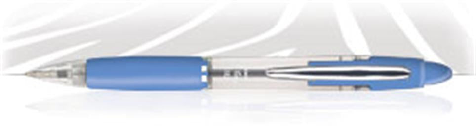 Zebra 7903-01 bolígrafos Azul Azul, Transparente 1 mm