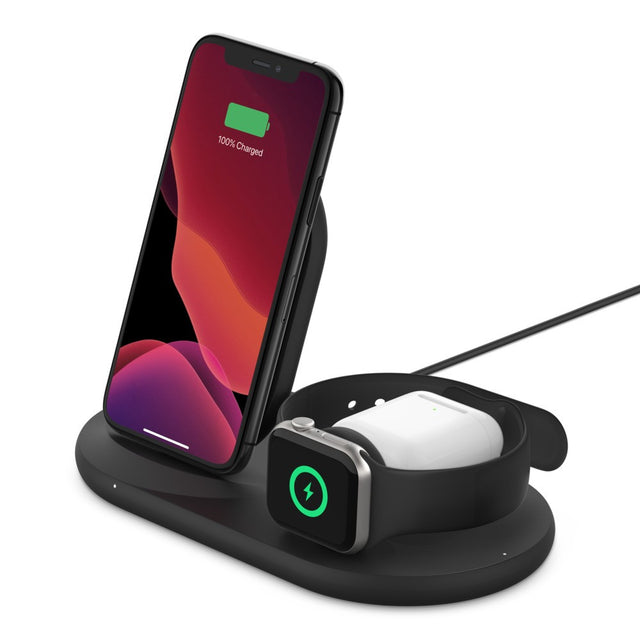 CARGADOR 3 EN 1, PHONE, WATCH, AIR PODS