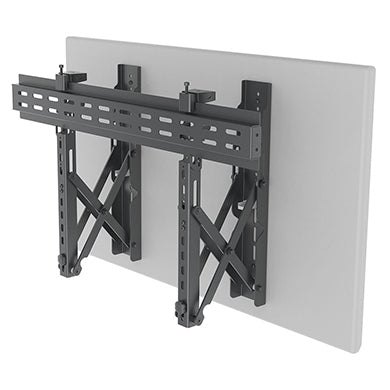 BRobotix 051726 Soportes para pantallas de señalización Capacidad máxima de peso: 45 kg Negro Tamaño máximo de pantalla: