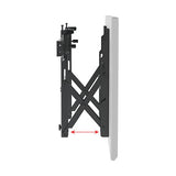 BRobotix 051726 Soportes para pantallas de señalización Capacidad máxima de peso: 45 kg Negro Tamaño máximo de pantalla: