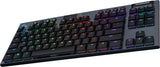 Logitech G 920-009495 teclado Juego RF inalámbrico + bluetooth QWERTY Inglés Carbono, Interruptor mecánico, LED RGB