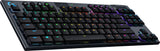 Logitech G 920-009495 teclado Juego RF inalámbrico + bluetooth QWERTY Inglés Carbono, Interruptor mecánico, LED RGB