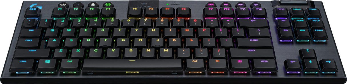 Logitech G 920-009495 teclado Juego RF Wireless + Bluetooth QWERTY Inglés Carbono