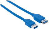 MANHATTAN Cable 325394, Producto Empresarial, Conectividad USB 3.0, 5 Gbps, 1.5 m