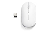 Kensington Ratón inalámbrico dual SureTrack™: blanco Ratón Viajes Inalámbrico RF Wireless + Bluetooth 2400 DPI