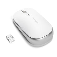 Kensington Ratón inalámbrico dual SureTrack™: blanco Ratón Viajes Inalámbrico RF Wireless + Bluetooth 2400 DPI