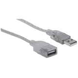 Manhattan Cable de Extensión USB 2.0 de Alta Velocidad Cable USB 2.0 USB A USB A Macho/Hembra