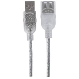 Manhattan Cable de Extensión USB 2.0 de Alta Velocidad Cable USB 2.0 USB A USB A Macho/Hembra