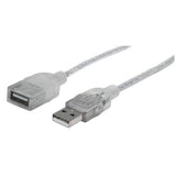 Manhattan Cable de Extensión USB 2.0 de Alta Velocidad Cable USB 2.0 USB A USB A Macho/Hembra