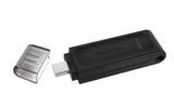 Kingston Technology DataTraveler 70 Memoria Flash 32 GB USB Tipo C 3.2 Gen 1 (3.1 Gen 1) Tapa