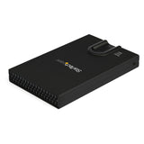 StarTech.com Caja para Disco Duro Cifrada - con Acceso por Huella Digital - para Unidades SATA de 2,5" cajas para discos duros externos 1 2.5 cm (2.5") SATA, Serial ATA II, Serial ATA III 9.5 mm