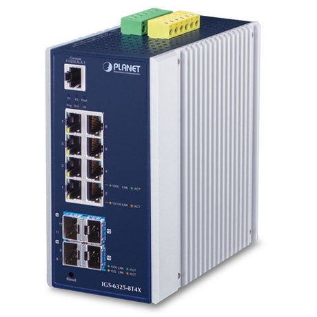 PLANET IGS-6325-8T4X switch Gestionado L3 Gigabit Ethernet (10/100/1000) Azul, Gris