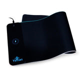 Yeyian Glider 2700 Cojín de ratón para Juegos Negro, Monocromático, Poliéster, Caucho